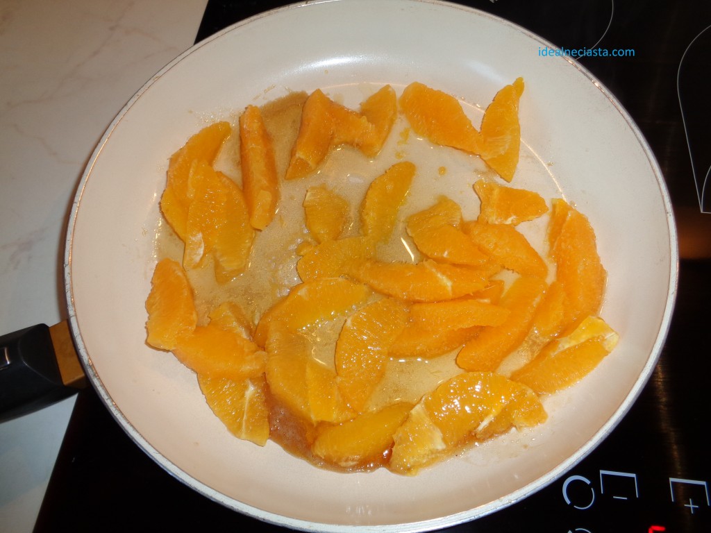 tort bezowy przygotowanie karmelizowanych pomarańczy