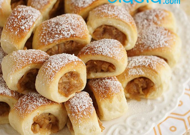 mini bułeczki z jabłkami