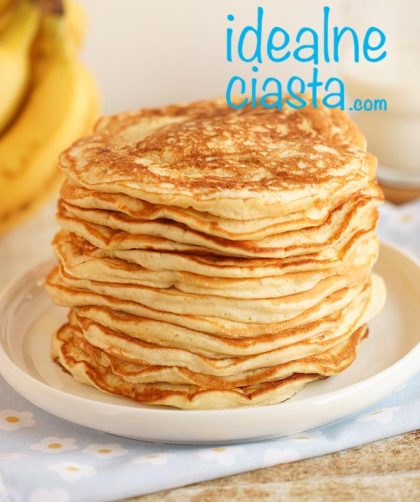 puszyste bananowe pancakes