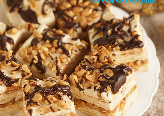 ciasto snickers bez pieczenia
