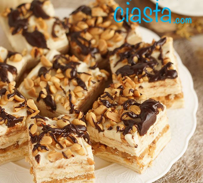 ciasto snickers bez pieczenia